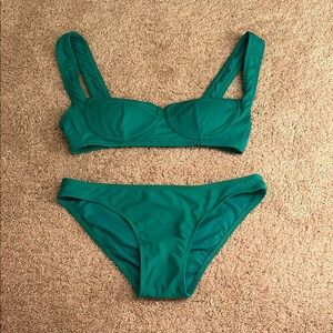 Emerald Green Women's Swimwear Set